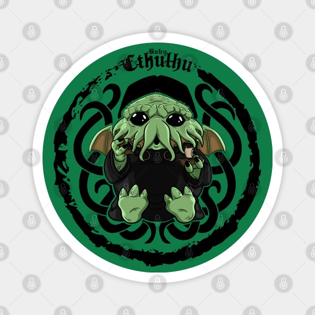 Baby Cthulhu Magnet by Carlo Betanzos